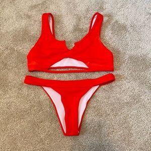 Zaful Red Bikini
